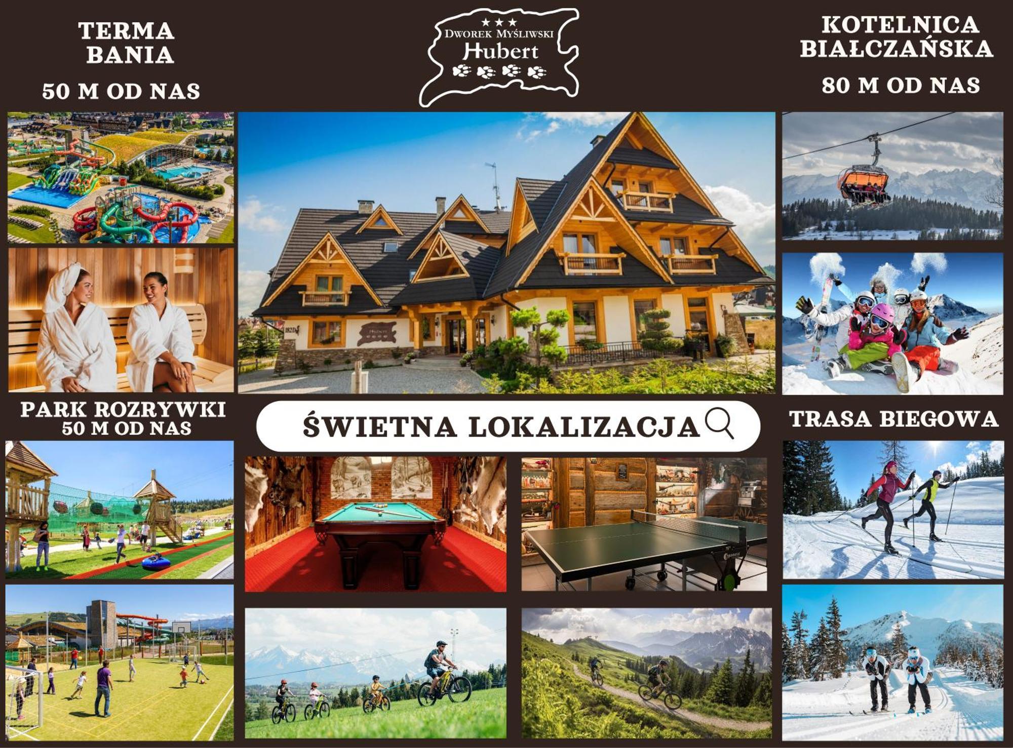 Dworek Mysliwski Hubert-Swietna Lokalizacja 50M Od Term Bania Białka Tatrzańska Exterior foto
